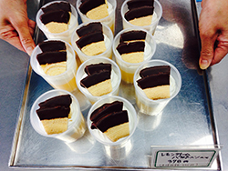 レモンクリームのバームクーヘン