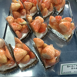 白イチゴのタルト