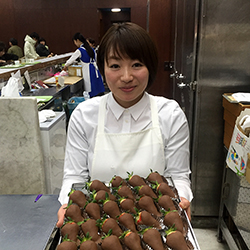 アイベリーのチョコレートがけ