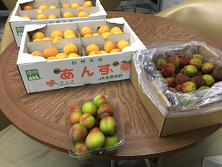 アンズとライチ