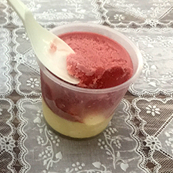 巨峰のシャーベット