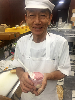 巨峰のシャーベット