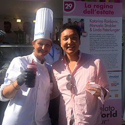 ジェラートのインターナショナル会場