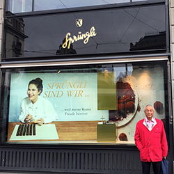 チューリッヒのチョコレート屋